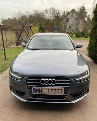 Audi A4 cena 50000 przebieg: 129299, rok produkcji 2012 z Mława małe 79